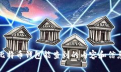 通过比特币钱包能查到的
