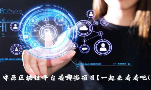 中原区块链平台有哪些项目？一起来看看吧！