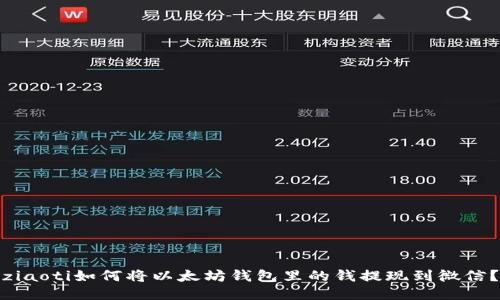 ziaoti如何将以太坊钱包里的钱提现到微信？