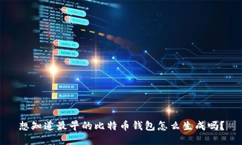 想知道最早的比特币钱包怎么生成吗？