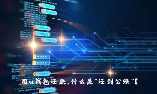 用u钱包还款，什么是“还到公账”？